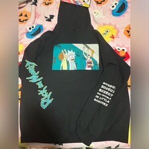 Rick and Morty hoodie with free family guy DVD